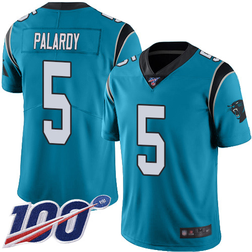 Carolina Panthers Limited Blue Youth Michael Palardy Jersey NFL Football #5 100th Season Rush Vapor Untouchable->carolina panthers->NFL Jersey
